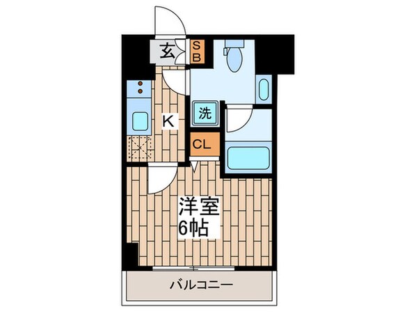 クオリタス南大井の物件間取画像